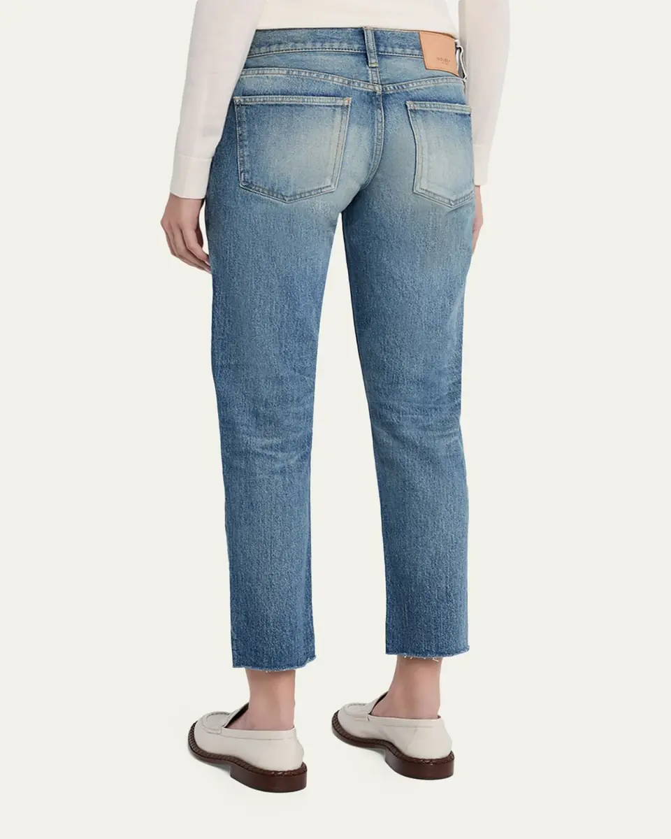 Moussy Vintage Waverly Raw-Hem Ankle Jeans | Thumbnail 3 Moussy Vintage Waverly Raw-Hem Ankle Jeans | Thumbnail 3