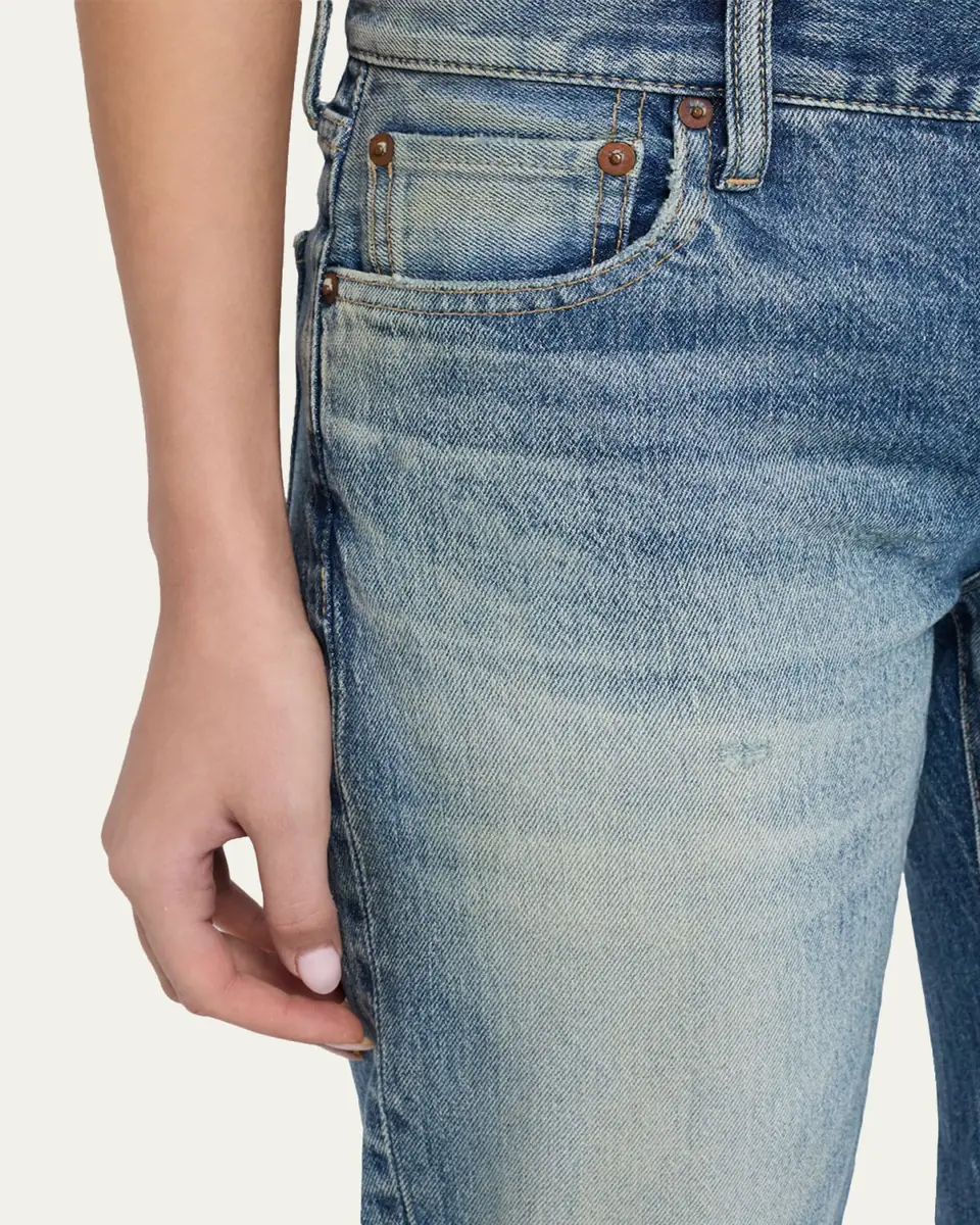 Moussy Vintage Waverly Raw-Hem Ankle Jeans | Thumbnail 5 Moussy Vintage Waverly Raw-Hem Ankle Jeans | Thumbnail 5