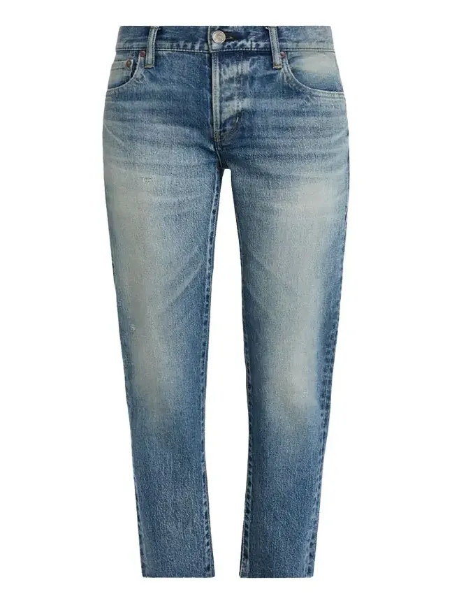 Moussy Vintage Waverly Raw-Hem Ankle Jeans
