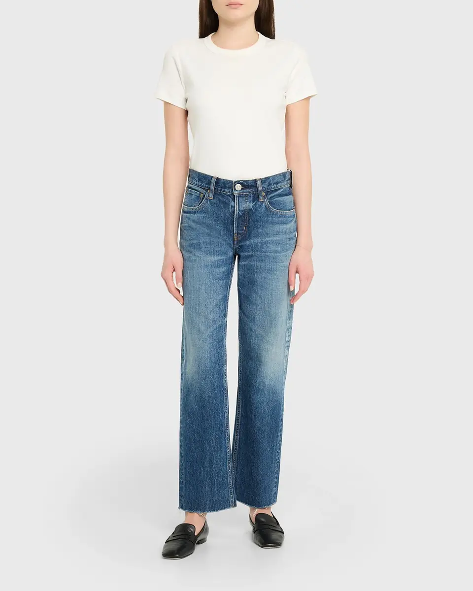MOUSSY VINTAGE Needham Faded Straight-Leg Jeans | Thumbnail 6 MOUSSY VINTAGE Needham Faded Straight-Leg Jeans | Thumbnail 6