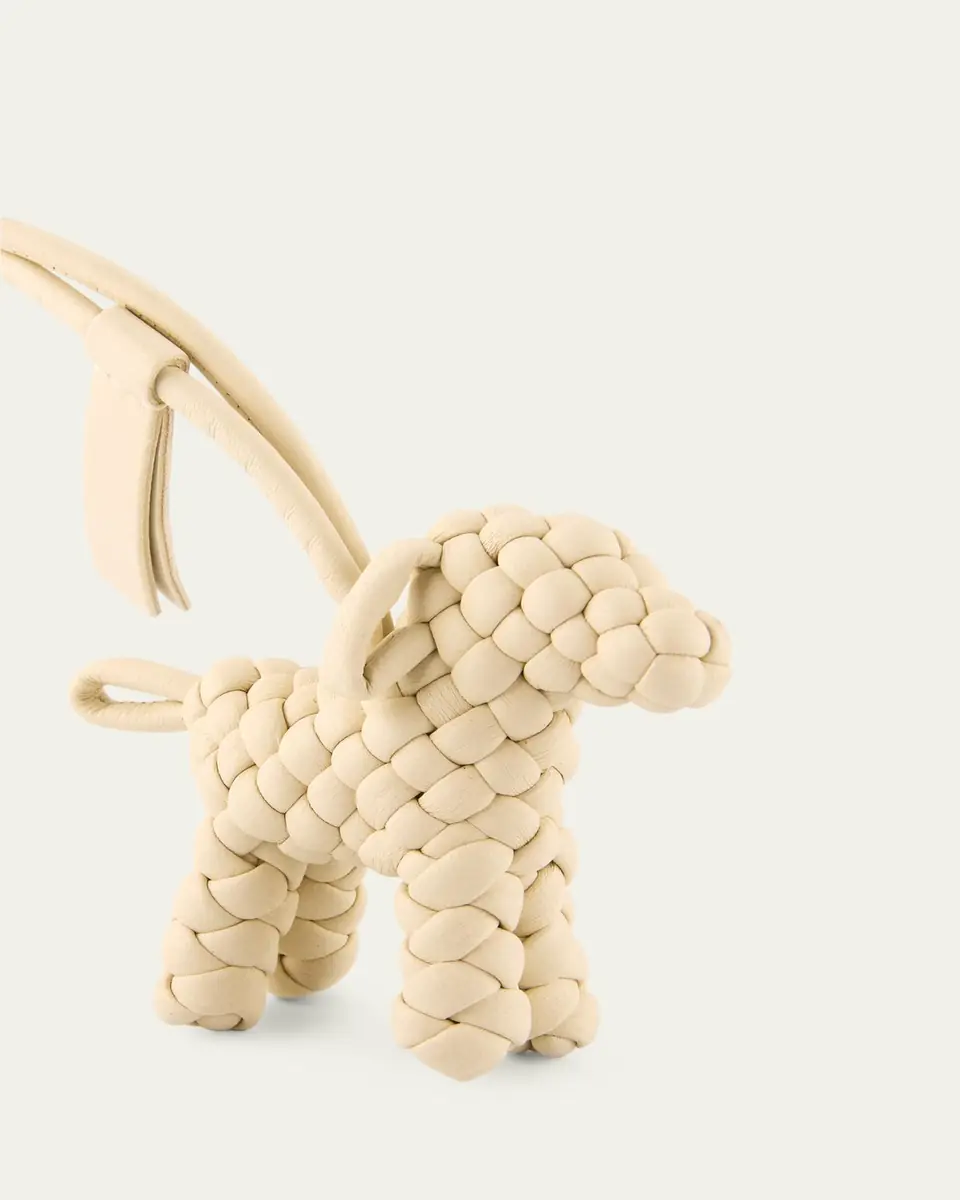 Bottega Veneta Intreccio Nappa Leather Dog Charm | Thumbnail 2 Bottega Veneta Intreccio Nappa Leather Dog Charm | Thumbnail 2