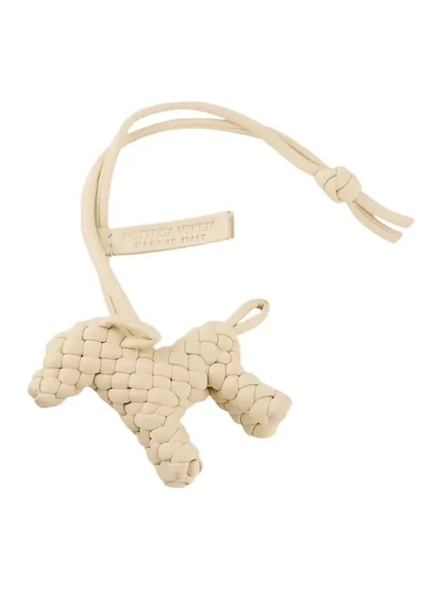Intreccio Nappa Leather Dog Charm Intreccio Nappa Leather Dog Charm