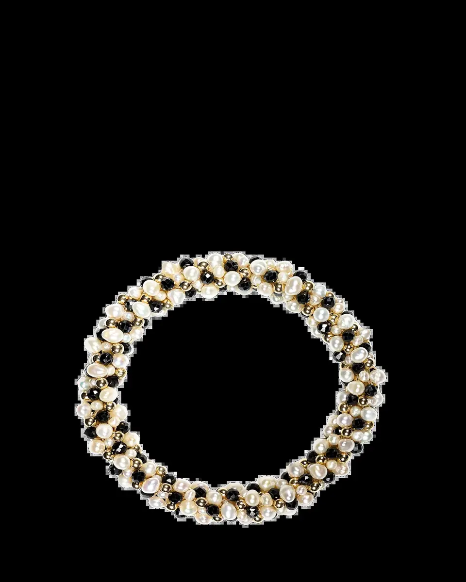 Meredith Frederick 14K Yellow Gold Freshwater Pearl and Spinel Bracelet | Thumbnail 2 Meredith Frederick 14K Yellow Gold Freshwater Pearl and Spinel Bracelet | Thumbnail 2