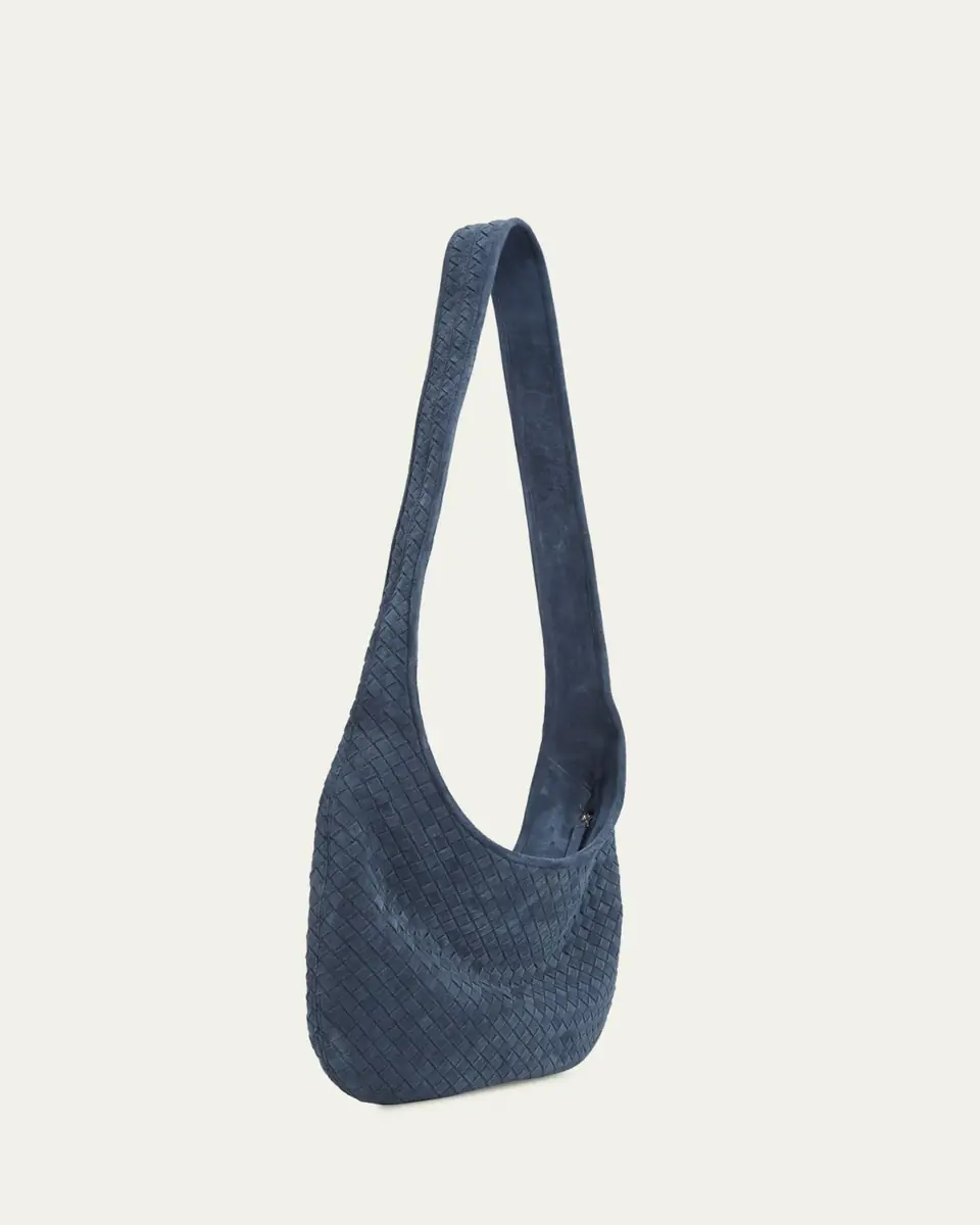 Bottega Veneta Intrecciato Suede Hobo Bag | Thumbnail 3