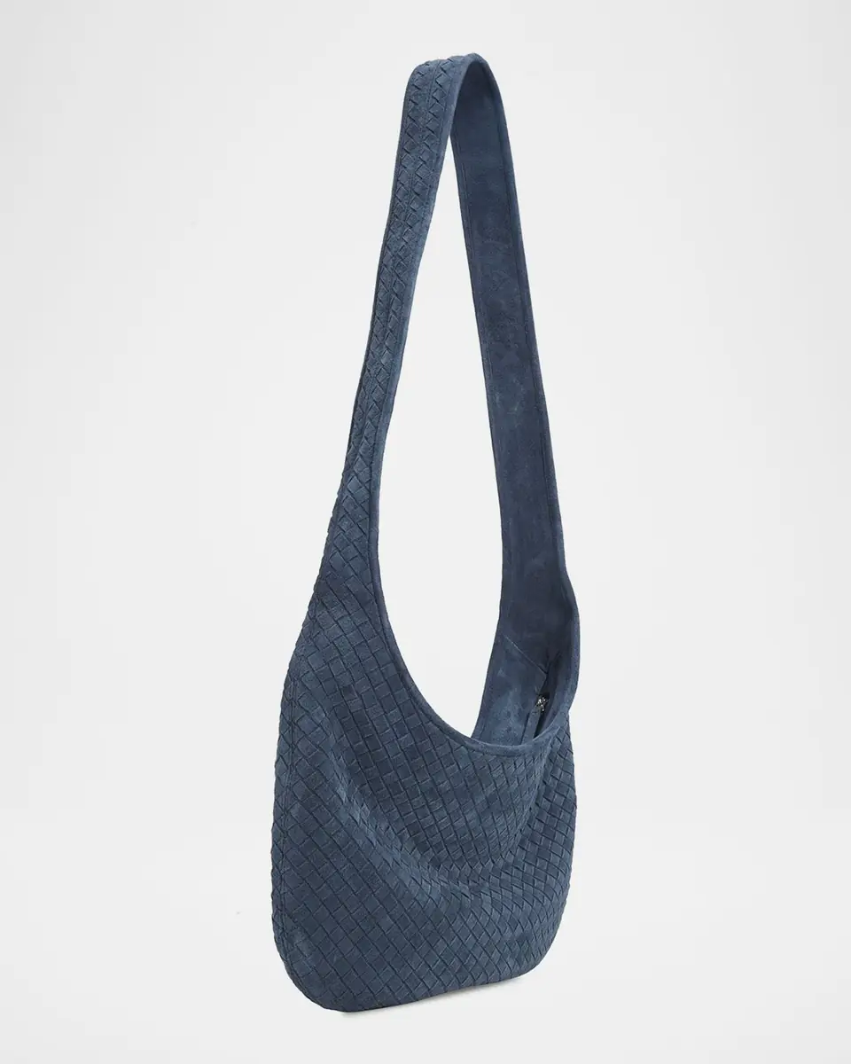 Bottega Veneta Intrecciato Suede Hobo Bag | Thumbnail 7