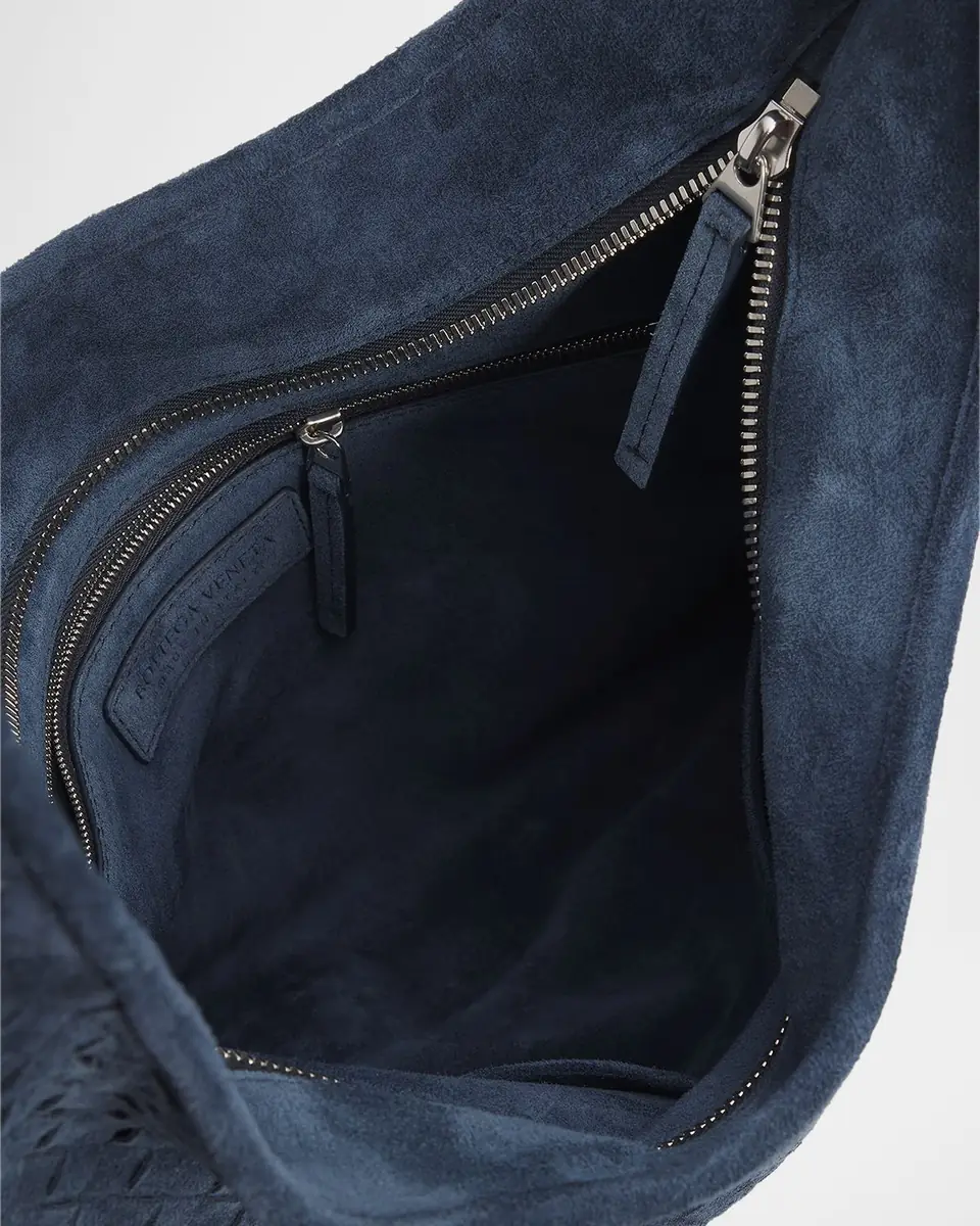 Bottega Veneta Intrecciato Suede Hobo Bag | Thumbnail 8