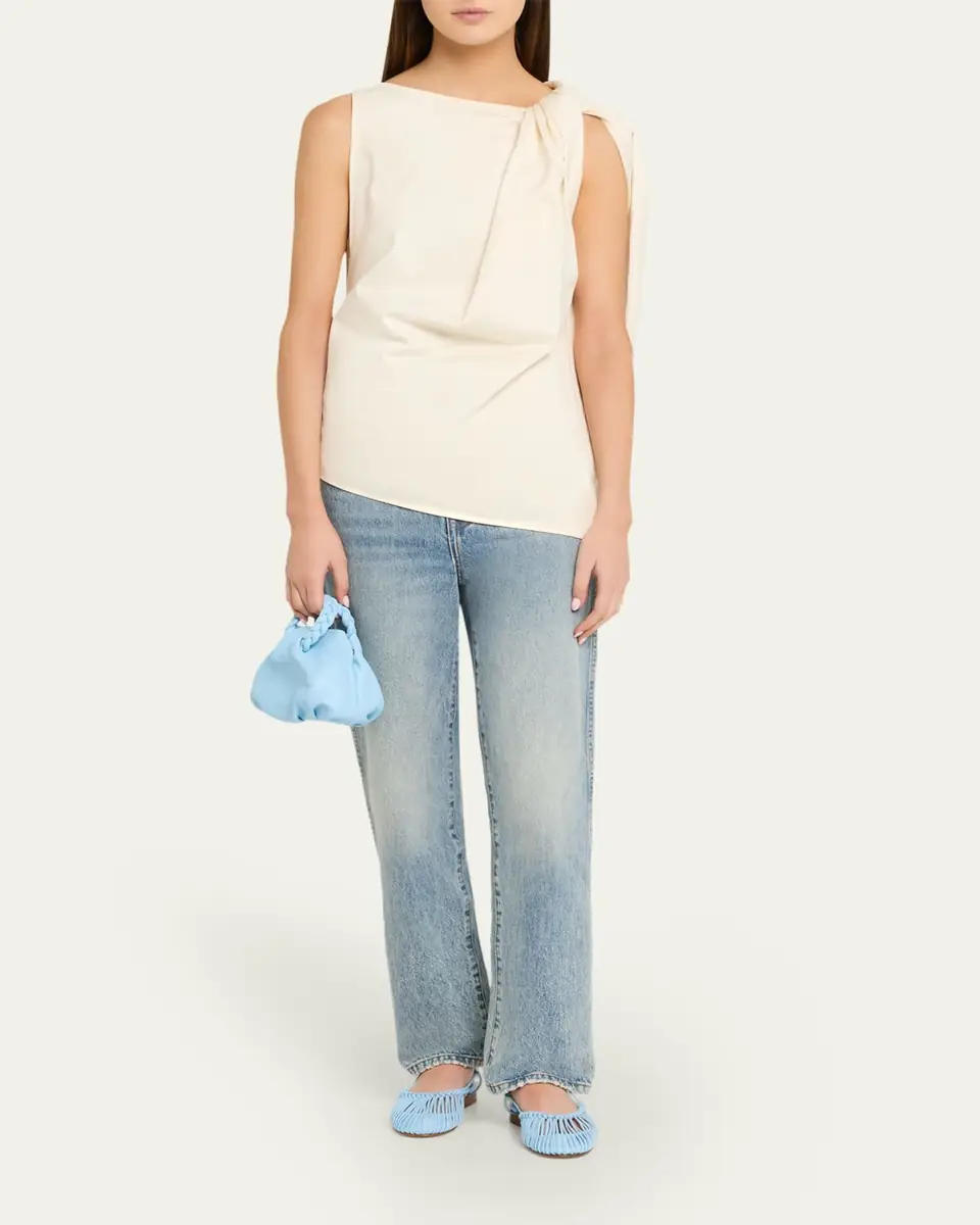 Hereu Bombon Ruched Leather Top-Handle Bag | Thumbnail 5 Hereu Bombon Ruched Leather Top-Handle Bag | Thumbnail 5