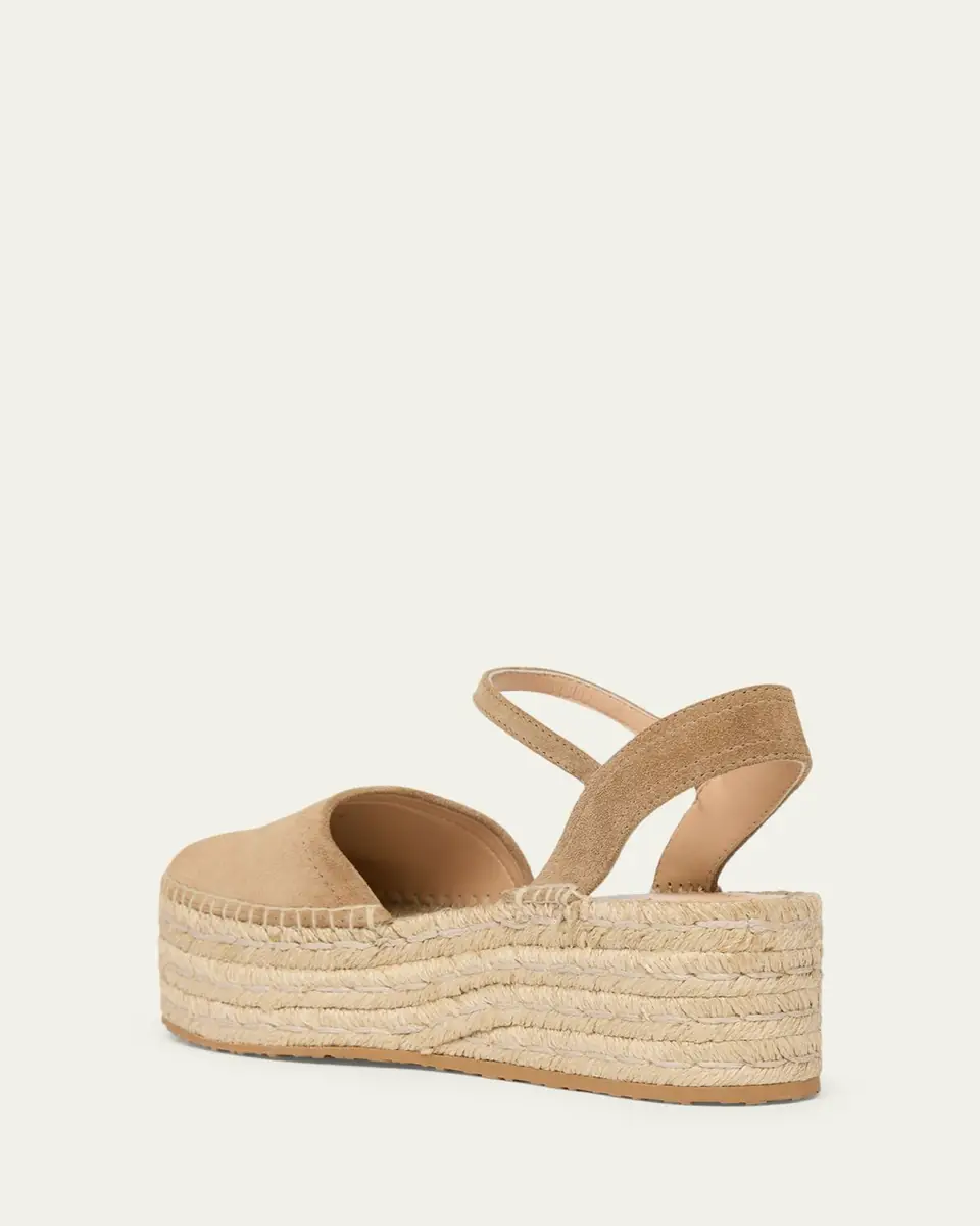 Gianvito Rossi Suede Platform Espadrille Sandals | Thumbnail 2 Gianvito Rossi Suede Platform Espadrille Sandals | Thumbnail 2