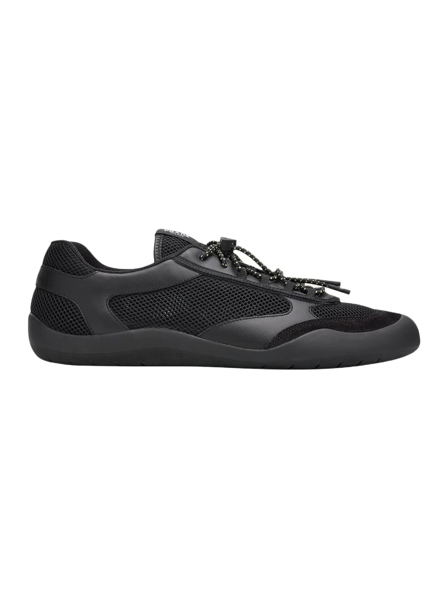 Prada Men's Speedrock Leather and Mesh Sneakers