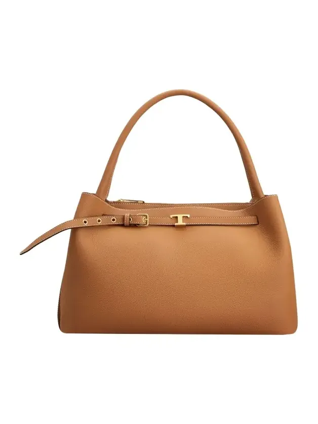 Small Timeless T Belted Leather Shoulder Bag Small Timeless T Belted Leather Shoulder Bag