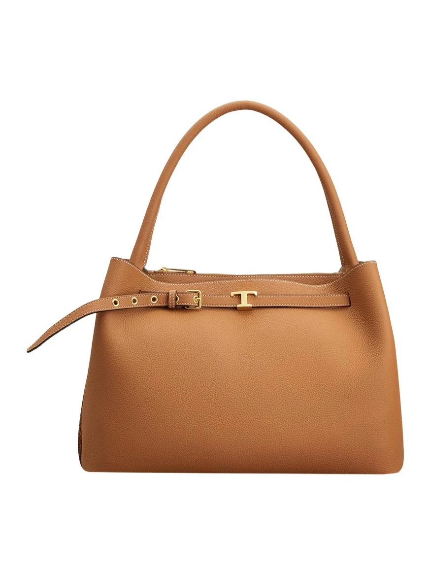 Small Timeless T Belted Leather Shoulder Bag Small Timeless T Belted Leather Shoulder Bag