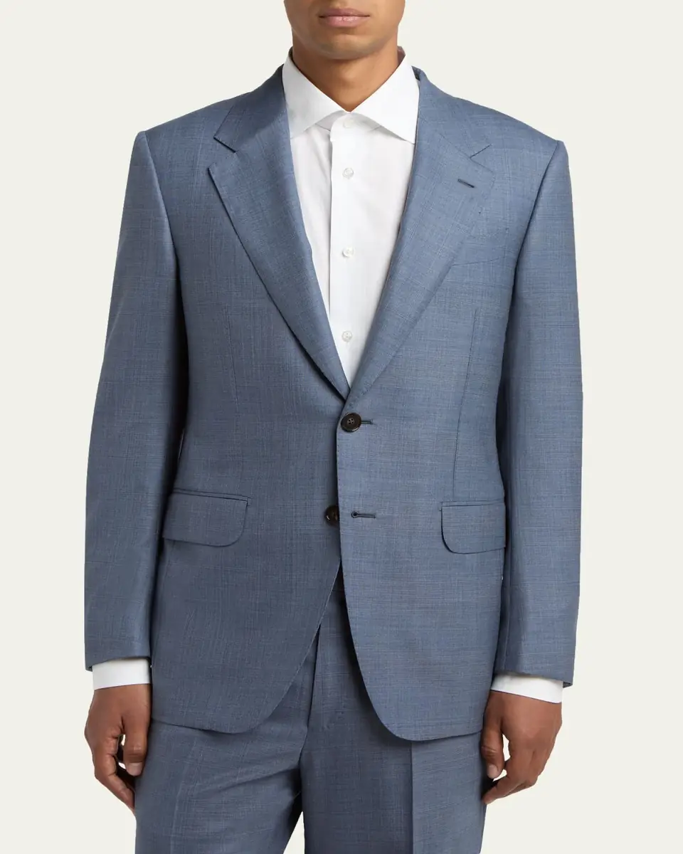 ZEGNA Men's Centoventimila Wool Two-Piece Suit | Thumbnail 4 ZEGNA Men's Centoventimila Wool Two-Piece Suit | Thumbnail 4