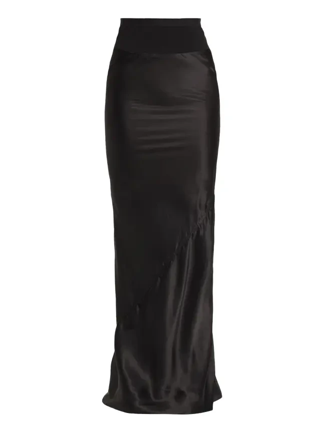 Coda Mixed-Media Maxi Skirt