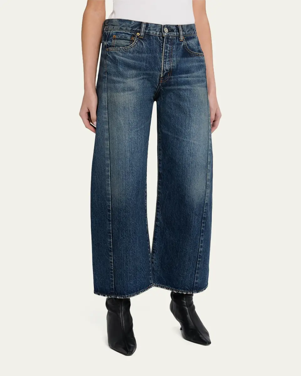 MOUSSY VINTAGE Harlem Mid-Rise Wide Barrel Jeans | Thumbnail 4 MOUSSY VINTAGE Harlem Mid-Rise Wide Barrel Jeans | Thumbnail 4