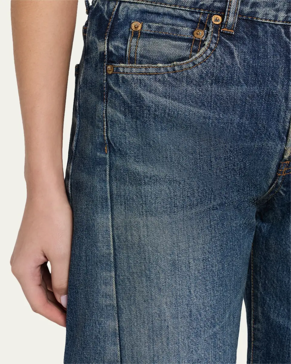 MOUSSY VINTAGE Harlem Mid-Rise Wide Barrel Jeans | Thumbnail 5 MOUSSY VINTAGE Harlem Mid-Rise Wide Barrel Jeans | Thumbnail 5