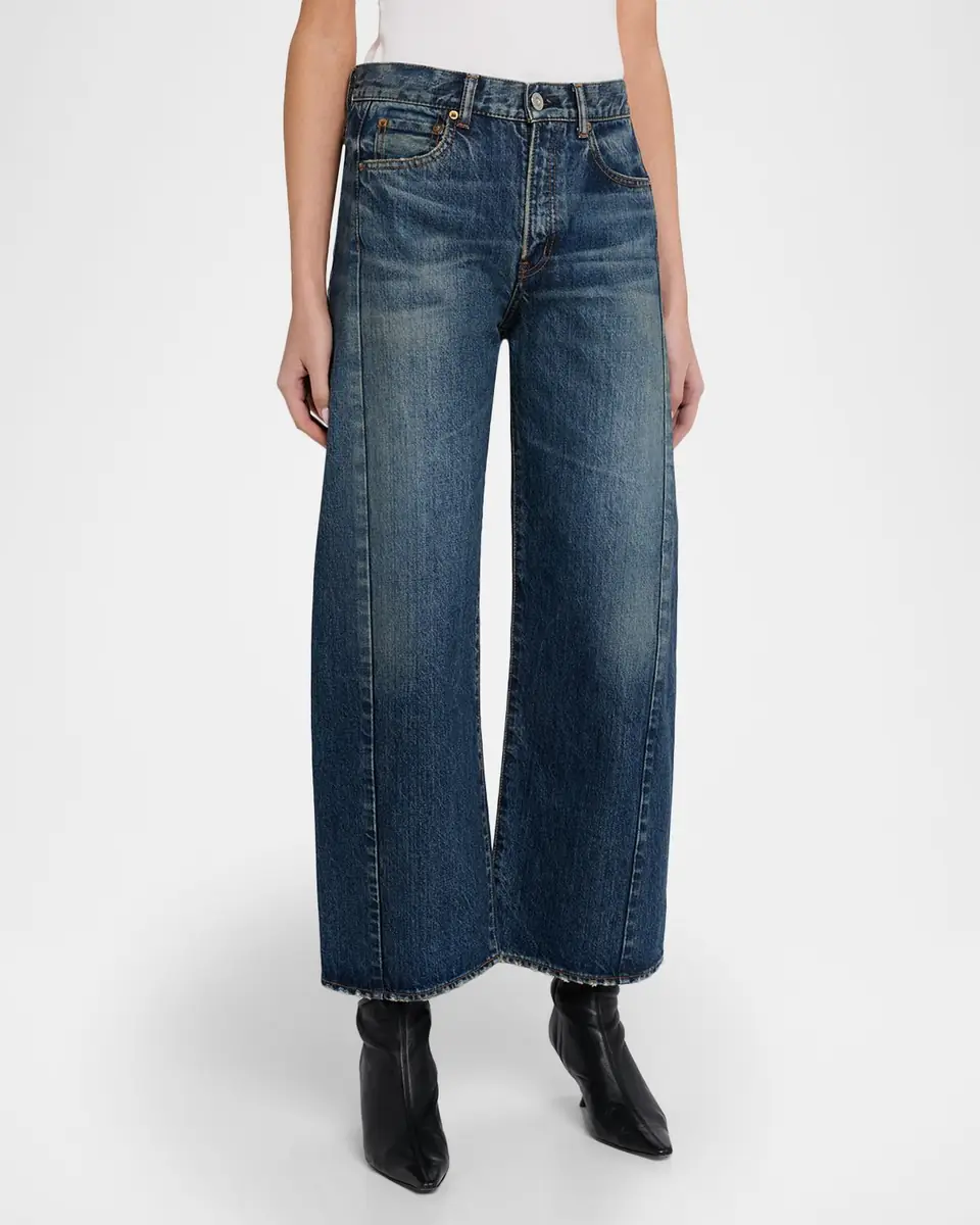 MOUSSY VINTAGE Harlem Mid-Rise Wide Barrel Jeans | Thumbnail 8 MOUSSY VINTAGE Harlem Mid-Rise Wide Barrel Jeans | Thumbnail 8