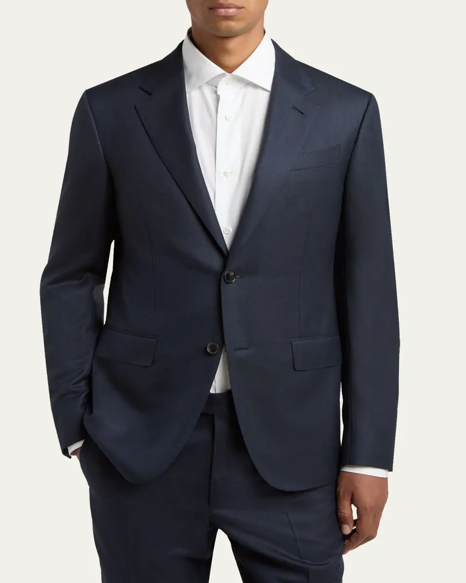 ZEGNA Men's Wool 15milmil15 Two-Piece Suit | Thumbnail 4