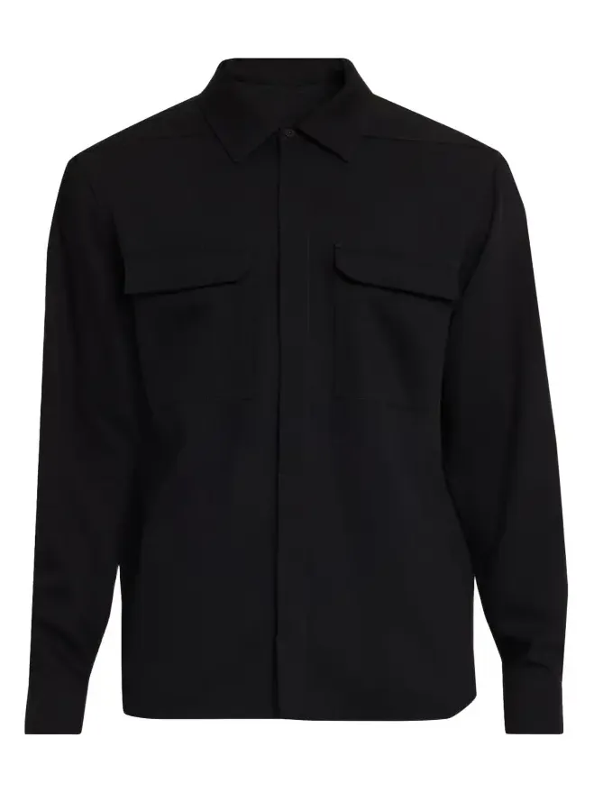 Men's Cotton Jersey Button-Front Shirt Men's Cotton Jersey Button-Front Shirt