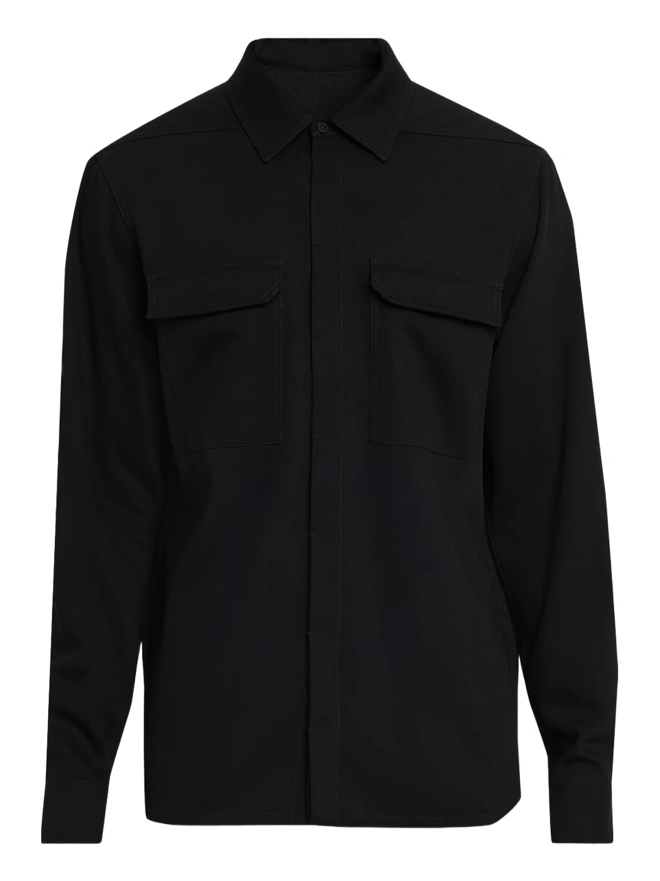 Men's Cotton Jersey Button-Front Shirt Men's Cotton Jersey Button-Front Shirt