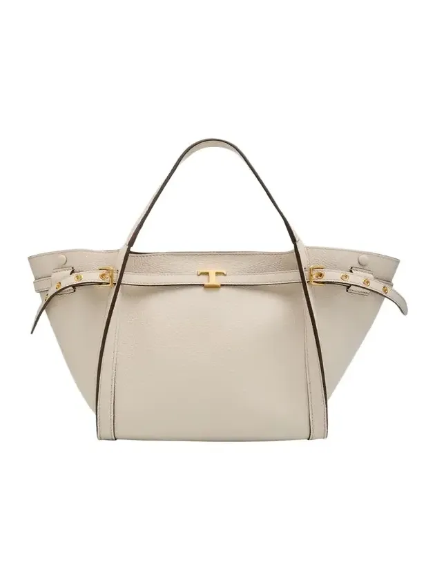 Small Timeless T Belted Leather Shopping Tote Bag Small Timeless T Belted Leather Shopping Tote Bag