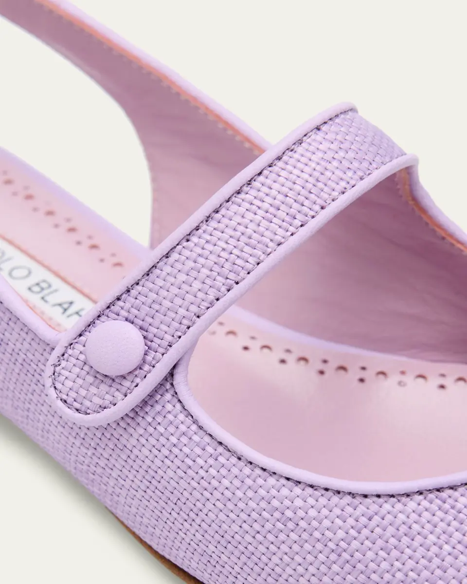 Manolo Blahnik Campari Mary Jane Slingback Flats | Thumbnail 3 Manolo Blahnik Campari Mary Jane Slingback Flats | Thumbnail 3