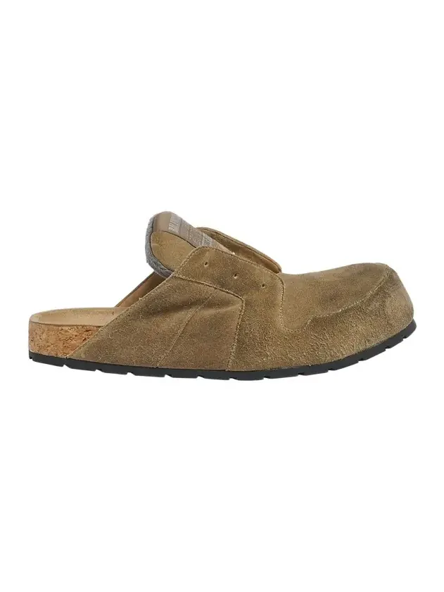 Balenciaga Men's Dumbo Distressed Suede Mules