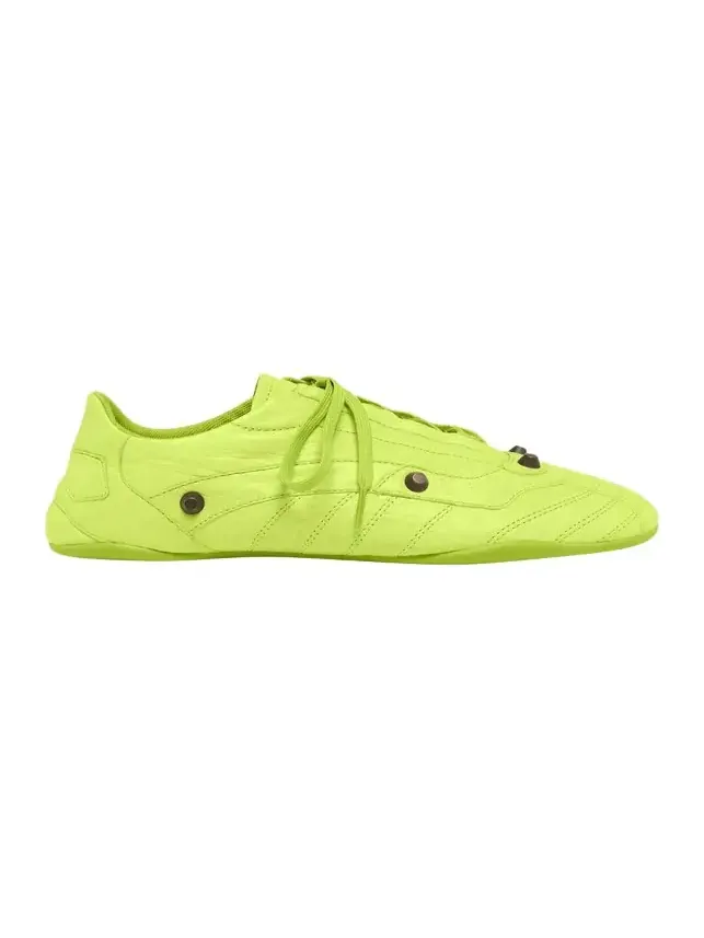 Balenciaga Men's Zen Slim Studded Leather Low-Top Sneakers