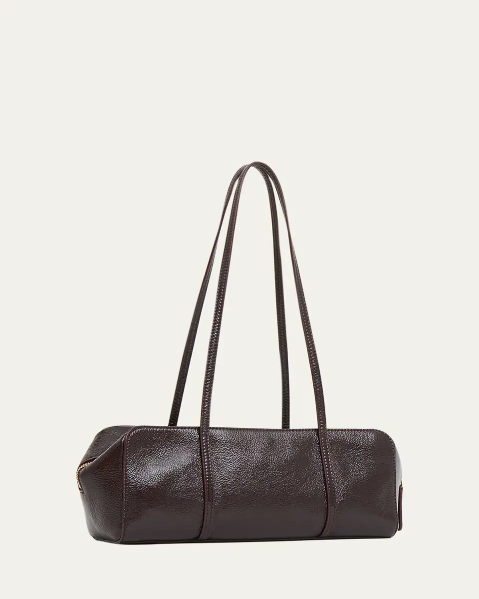 Mansur Gavriel Filo Glossy Leather Shoulder Bag | Thumbnail 2 Mansur Gavriel Filo Glossy Leather Shoulder Bag | Thumbnail 2