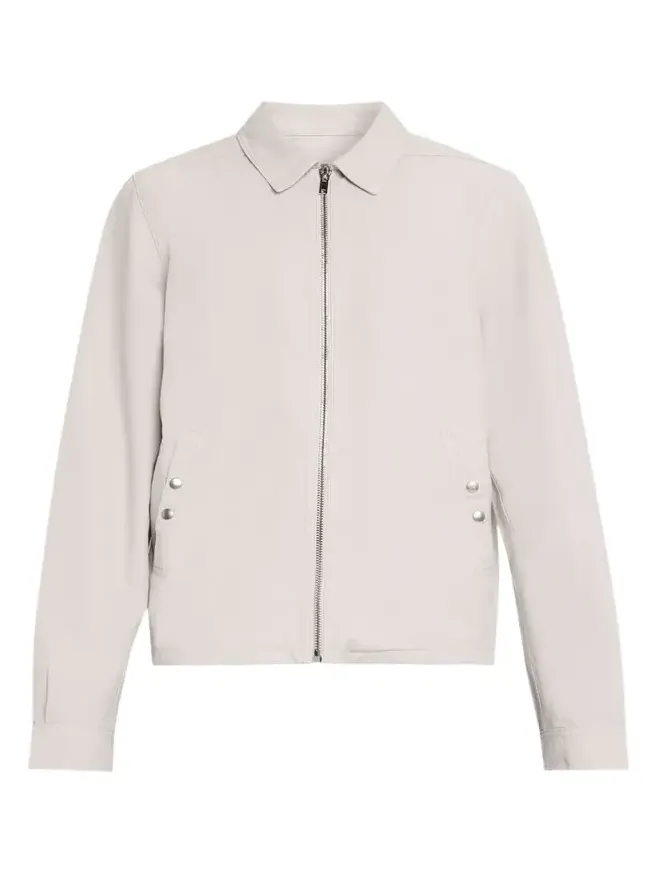 Men's Zip-Front Cotton-Blend Jacket