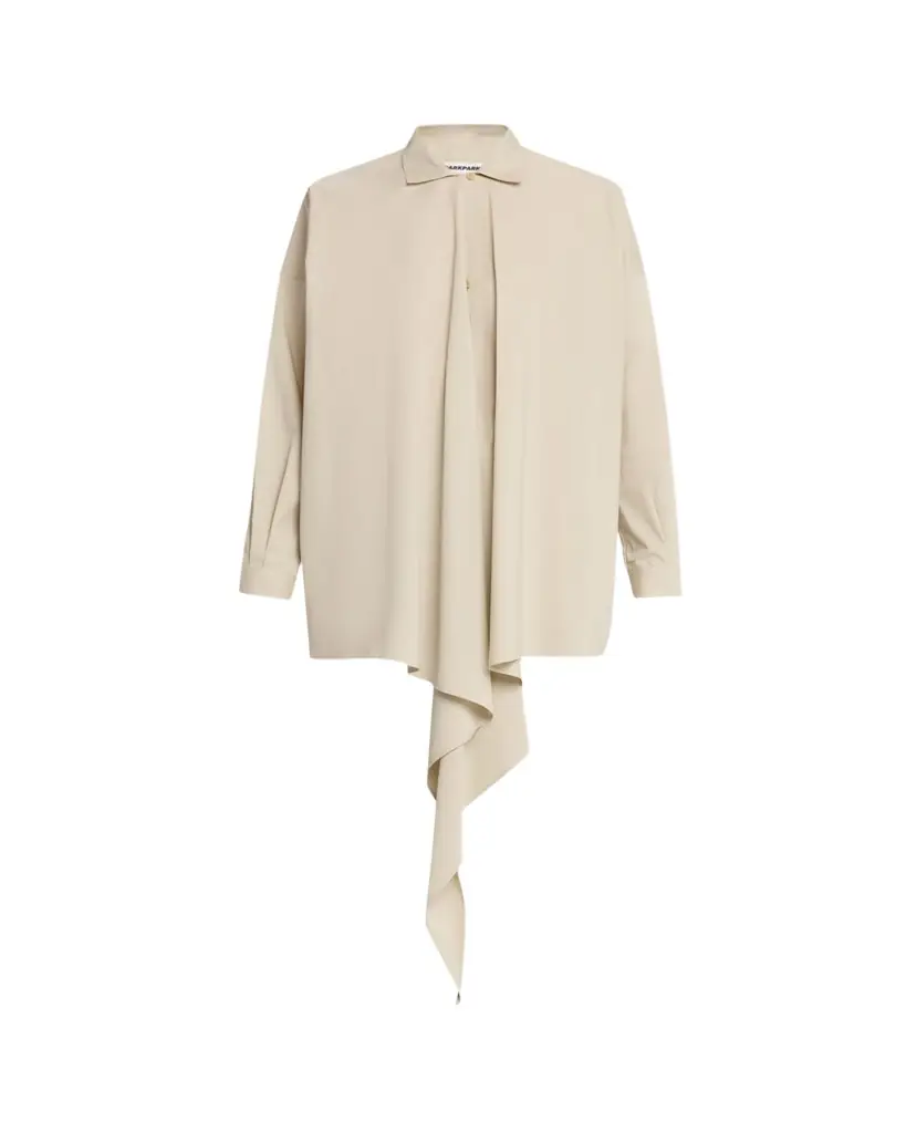 DARKPARK Romy Ruffled Long-Sleeve Cotton Shirt | Image 1 DARKPARK Romy Ruffled Long-Sleeve Cotton Shirt | Image 1