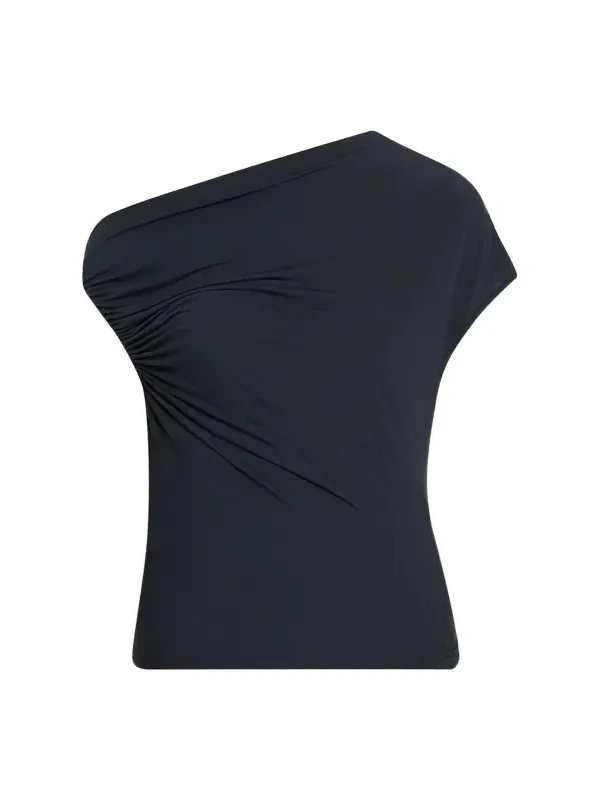 Halle Ruched Asymmetric Tee Halle Ruched Asymmetric Tee
