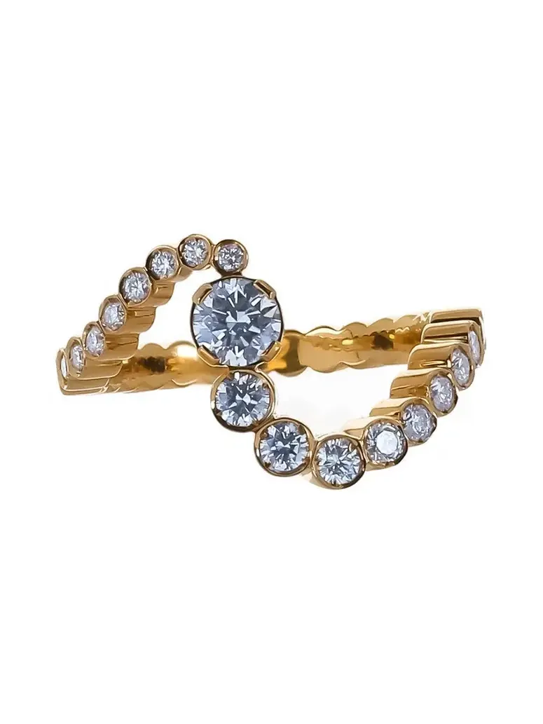 Diamond Ocean Ensemble Ring