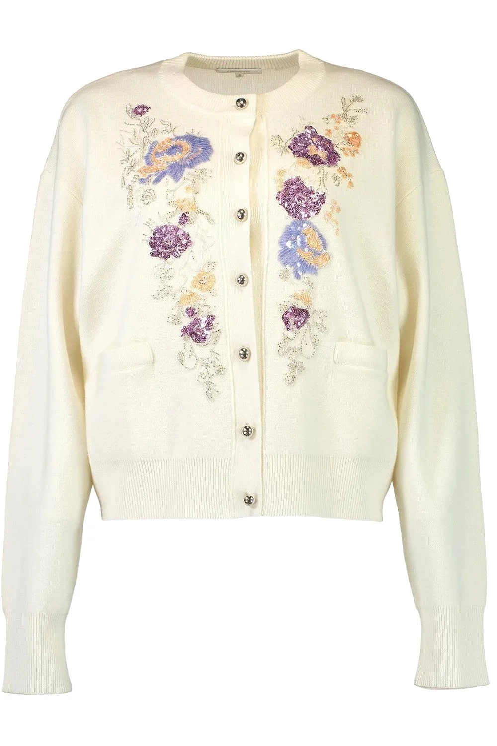 Long Sleeve Embellished Cardigan Long Sleeve Embellished Cardigan