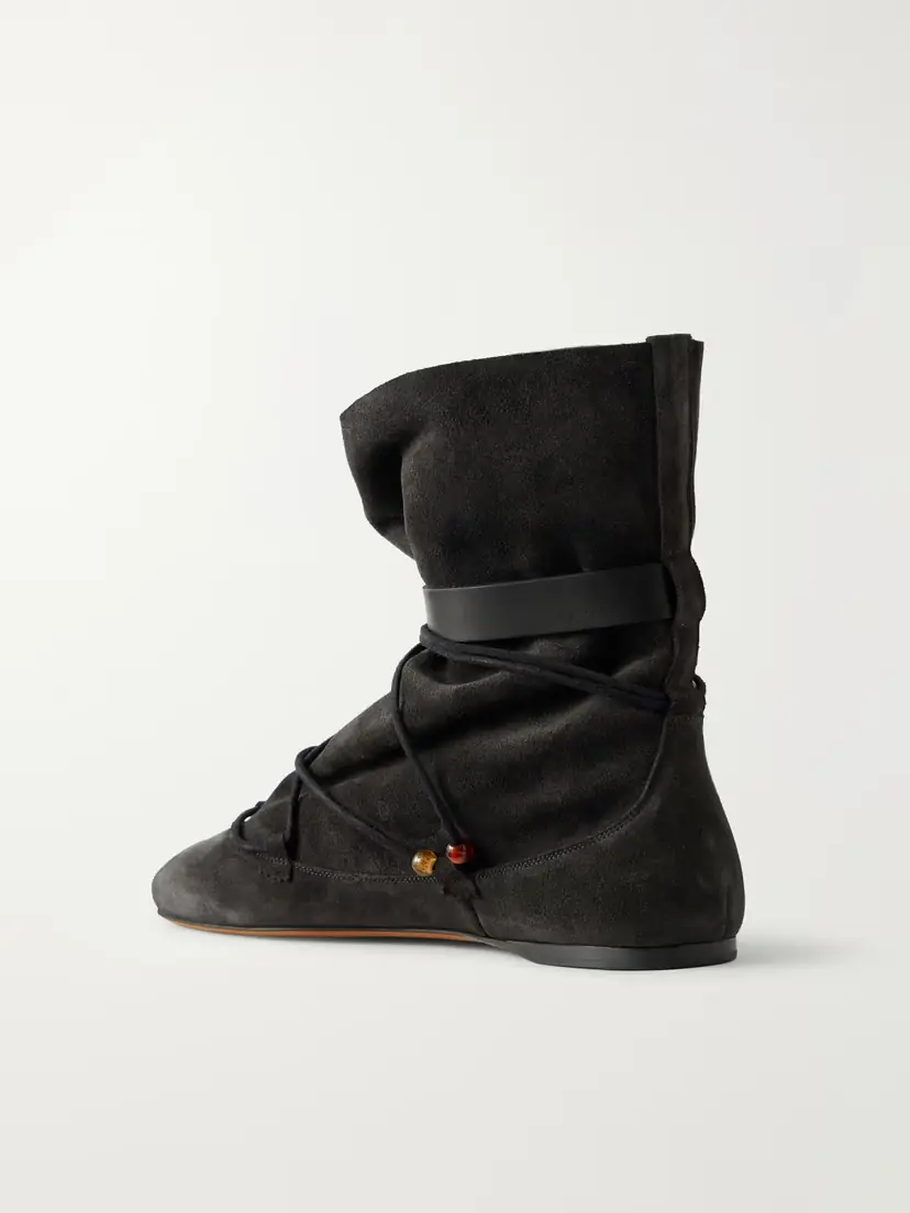 Isabel Marant Letiz Suede Ankle Boots | Thumbnail 3