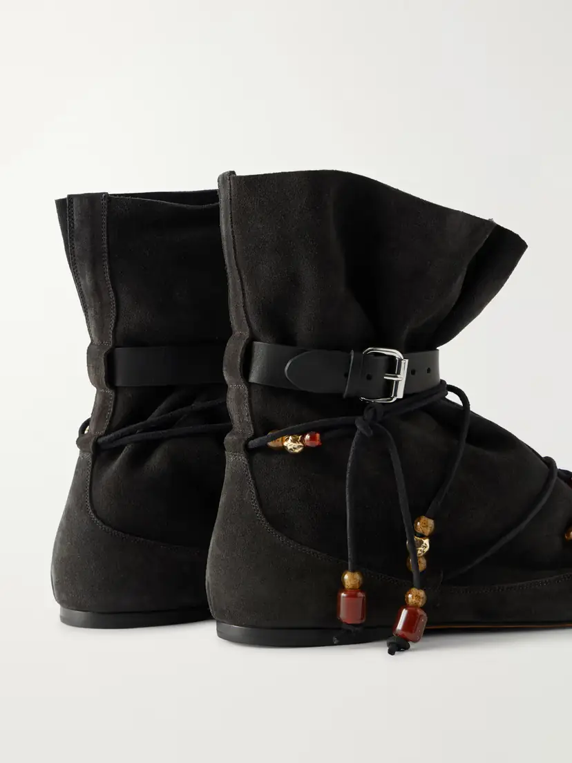 Isabel Marant Letiz Suede Ankle Boots | Thumbnail 5