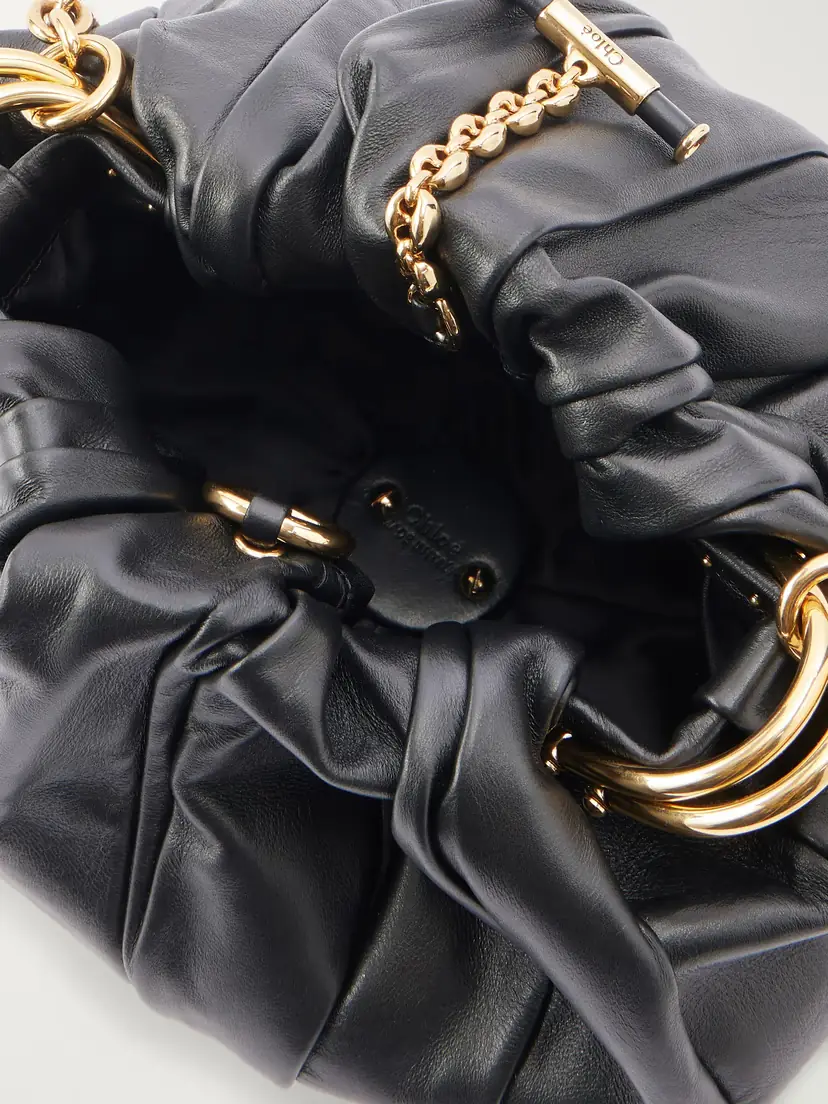 Chloé Pleated Leather Shoulder Bag | Thumbnail 5 Chloé Pleated Leather Shoulder Bag | Thumbnail 5