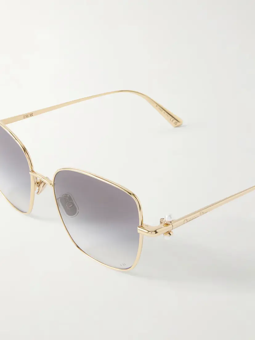 DIOR Eyewear Diortribales S1u Square-frame Gold-tone Sunglasses | Thumbnail 4 DIOR Eyewear Diortribales S1u Square-frame Gold-tone Sunglasses | Thumbnail 4