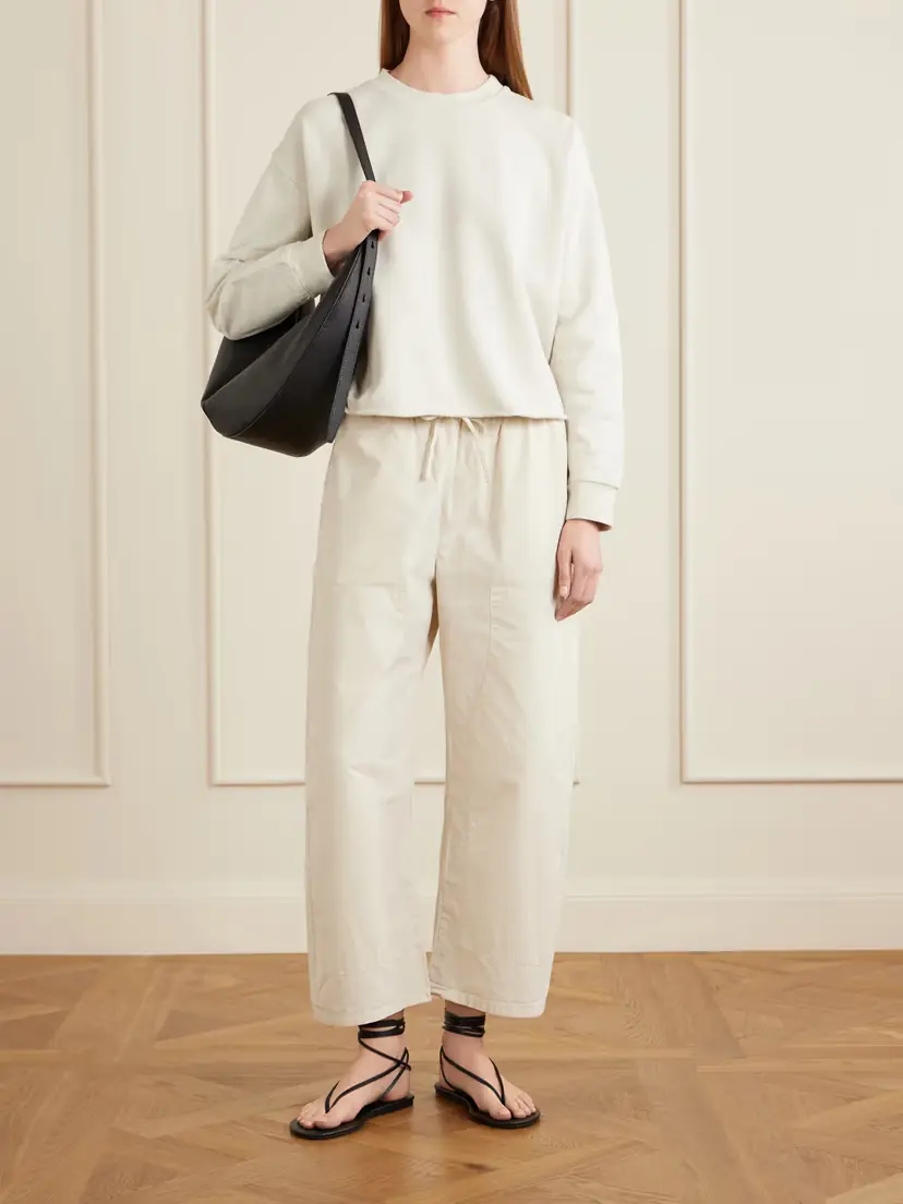 LESET Kyoto Cotton Wide-leg Pants | Thumbnail 2 LESET Kyoto Cotton Wide-leg Pants | Thumbnail 2