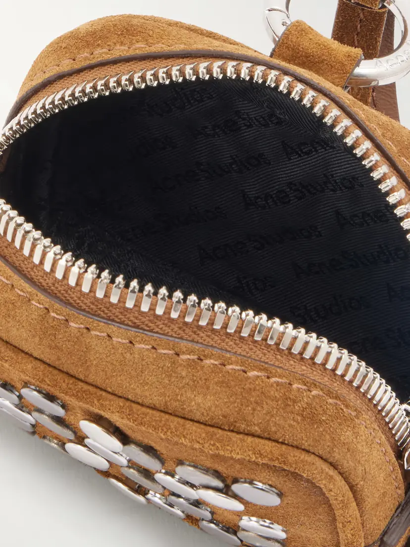 Acne Studios Camero Studded Suede Airpods Case | Thumbnail 3