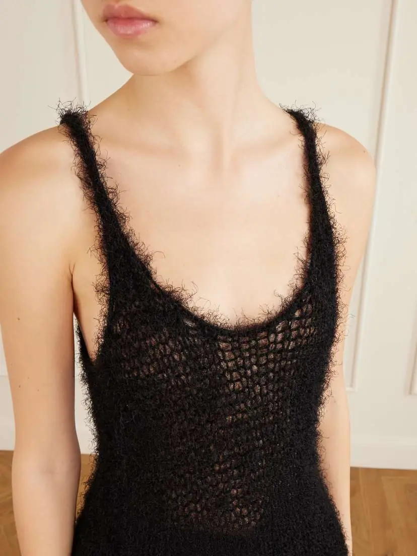 Gabriela Hearst Nur Open-knit Silk And Cashmere-blend Top | Thumbnail 5 Gabriela Hearst Nur Open-knit Silk And Cashmere-blend Top | Thumbnail 5