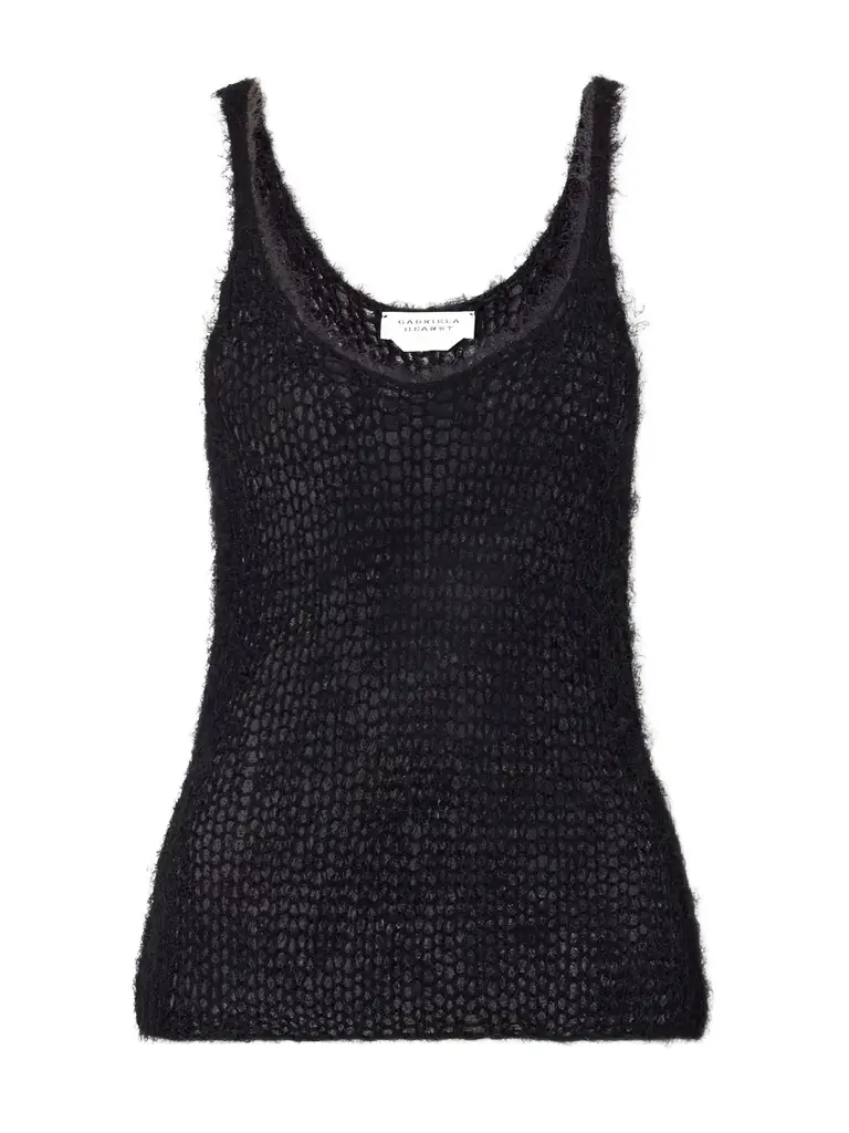 Gabriela Hearst Nur Open-knit Silk And Cashmere-blend Top | Image 1 Gabriela Hearst Nur Open-knit Silk And Cashmere-blend Top | Image 1