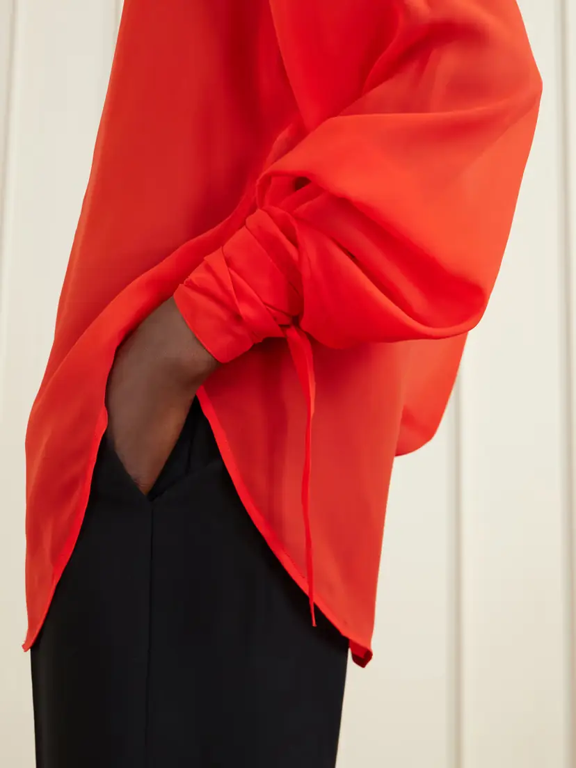 The Frankie Shop Verlin Chiffon Shirt | Thumbnail 4 The Frankie Shop Verlin Chiffon Shirt | Thumbnail 4