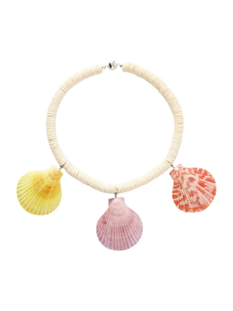 Julietta Exclusive Gold-tone Shell Beaded Necklace | Image 1 Julietta Exclusive Gold-tone Shell Beaded Necklace | Image 1