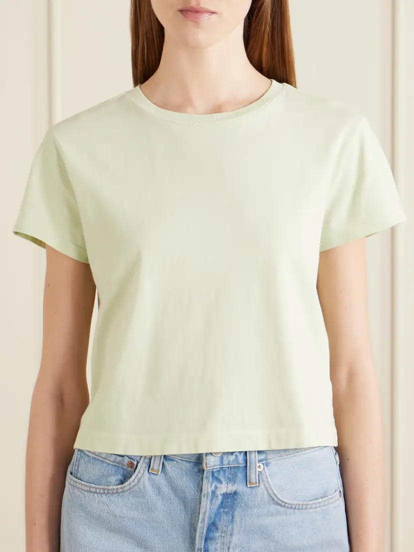 AGOLDE Adine Cotton-jersey T-shirt | Thumbnail 3