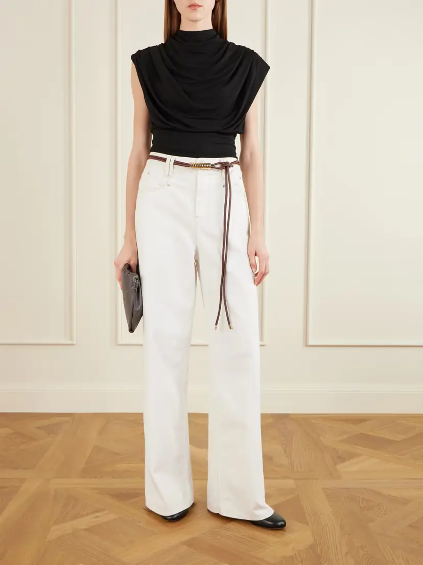 Kallmeyer Jocelyn Gathered Draped Jersey Top | Thumbnail 2