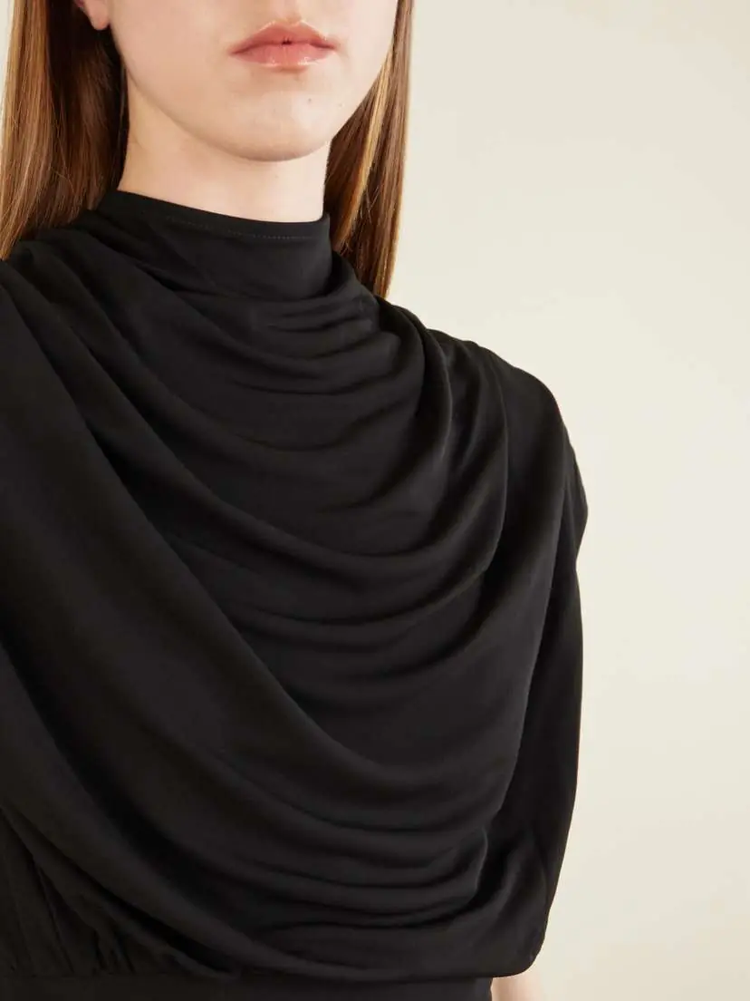 Kallmeyer Jocelyn Gathered Draped Jersey Top | Thumbnail 5