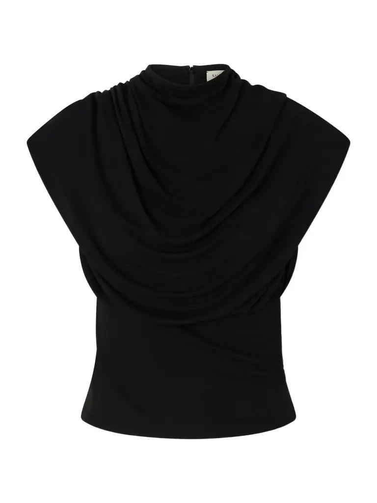 Kallmeyer Jocelyn Gathered Draped Jersey Top | Image 1 Kallmeyer Jocelyn Gathered Draped Jersey Top | Image 1