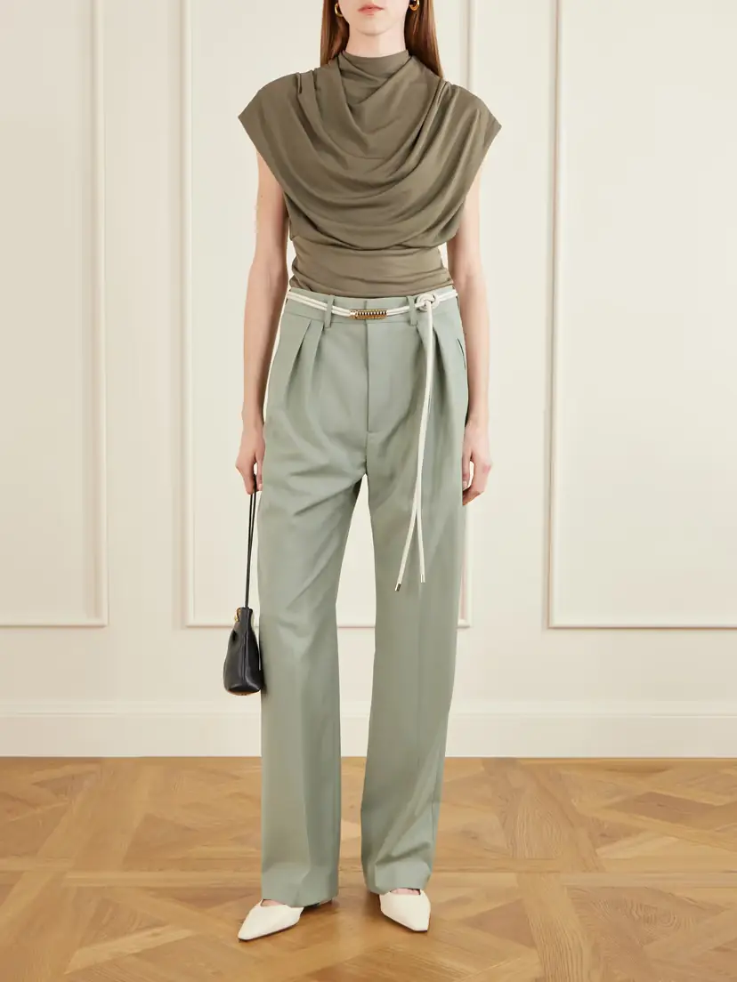 Kallmeyer Jocelyn Gathered Draped Jersey Top | Thumbnail 2