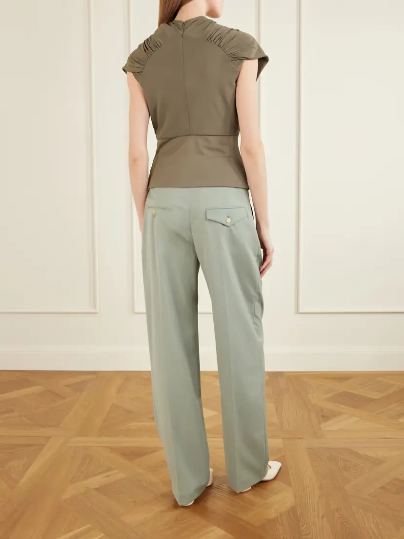 Kallmeyer Jocelyn Gathered Draped Jersey Top | Thumbnail 4