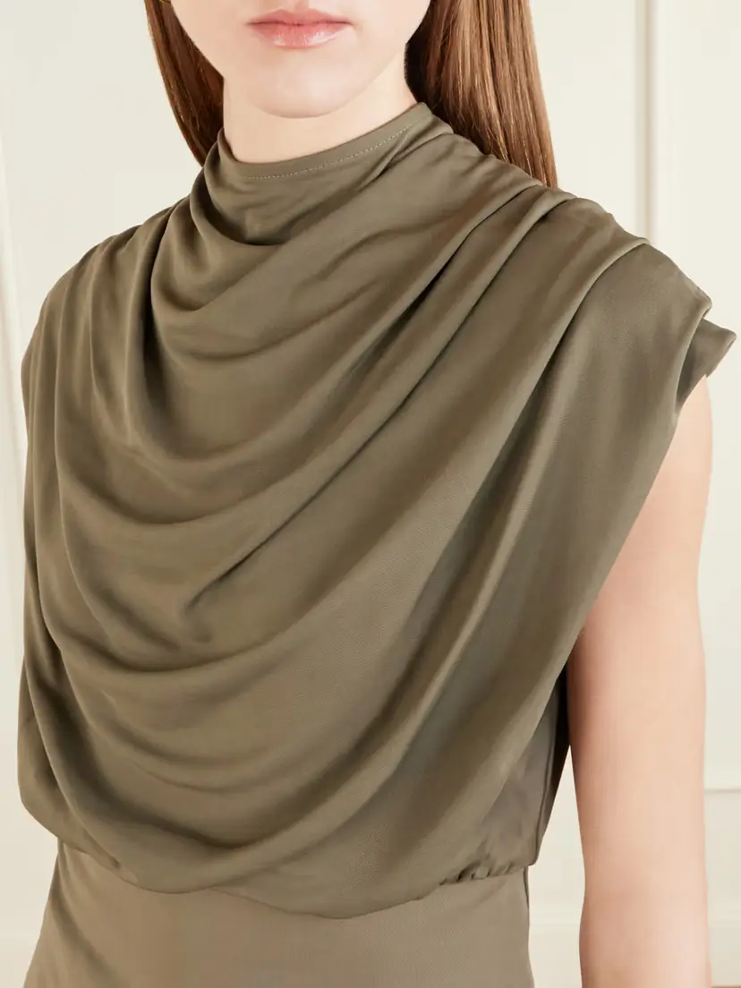 Kallmeyer Jocelyn Gathered Draped Jersey Top | Thumbnail 5
